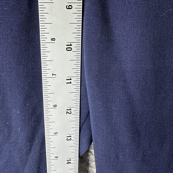 Altuzarra Pants Womens IT 44 Berry Blue Virgin Wool Stretch Made Italy 318-601 - Picture 3 of 11